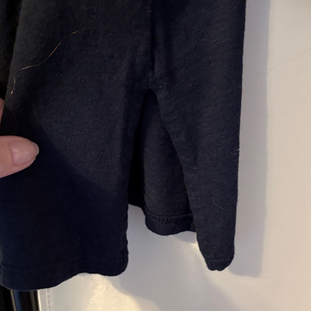 J. Jill Navy Blue Tunic with Rust Embroidered Trim - Picture 5 of 5
